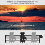GVM Carbon Fiber Motorized Camera Slider - 31"/80CM with Remote Control, Supports Time-Lapse Photography, Video Mode, Tracking Shooting for Most Cameras