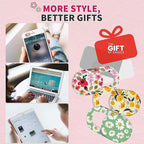 Laptop Camera Cover Slide Cute, Ultra Thin Webcam Cover for iPhone iPad MacBook Pro Computer iMac Cell Phone PC Accessories, Camera Blocker Slider, Great for Privacy - Flowers (3*Flowes)