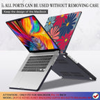 CISSOOK Compatible with MacBook Pro 14 inch 2025 2024-2021 Release M4 M3 M2 M1 Chip A3112 A3185 A3401 A2918 A2992 A2779 A2442l, Hard Shell Case with Keyboard Cover&Screen Protector, Daisy Flowers