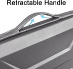 DOMISO 17 Inch Laptop Case Rugged Sleeve Waterproof Hard Shell Protective Cover Fits Most 17-17.3" Laptops/Dell XPS 17 / HP Envy 17 (Silver)