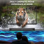Saiyin Sound Bar for Smart TV, 31 Inches, Detachable Soundbar Home Theater Surround Sound System for TV/PC/Gaming/Projectors,Bluetooth 5.3 TV Sound Bar with TV ARC/Optical/AUX/Wall Mount