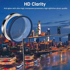 For Samsung Galaxy S24 Ultra Camera Lens Protector, Individual Lens Protector, Ultra HD 9H Tempered Glass Screen Protective Cover, Anti-scratch, Military Grade Drop Protection 2 Set. (Titanium Silver, S24 Ultra)