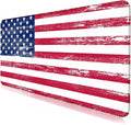 American Flag XXL Extended Mouse Pad, Patriot Large Laptop Pad, Waterproof, Non Slip, Gaming Office and Home Stitching Edge Table Pad 35.4 x 15.7 x 0.12 Inches