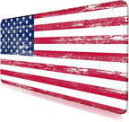 American Flag XXL Extended Mouse Pad, Patriot Large Laptop Pad, Waterproof, Non Slip, Gaming Office and Home Stitching Edge Table Pad 35.4 x 15.7 x 0.12 Inches