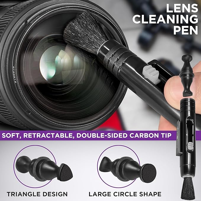 Altura Photo Professional Cleaning Kit for DSLR Cameras and Sensitive Electronics Bundle with 2oz Altura Photo Spray Lens and LCD Cleaner - Camera Accessories & Photography Accessories