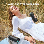 Bluetooth Speaker IPX6 Waterproof.Musibaby M88pro with Loud Stereo Sound,Portable Wireless Speaker,40H Battery,Bluetooth 5.3,Dual Pairing, Shower Outdoor Speaker for Party, Beach, Gifts Ideal.