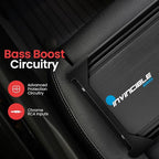 Pyle 1Channel 2000W Class D Car Audio System Amplifier, 14"Invincible Monoblock Series Amp, Advanced Protection Circuitry, PWM Power Supply, 5-Way Protection, Lightweight & Compact Design, LPF Control