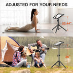 AMADA Projector Stand, Laptop Stand with Adjustable Height 22 to 36 inch, Heavy Duty Projector Mount as DJ Racks, Portable Projector Tripod Stand, Tall Floor Stand for Office, Home, Stage or Studio
