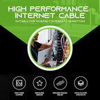 GearIT Cat 6 Ethernet Cable (16-Pack 3 Feet) Cat6 Network Patch, 10Gbps, RJ45, Snagless Cord, Gold-Plated Connectors, Internet for PC, TV, Tablet, Router, Printer, Servers, IT Data Center - Blue