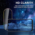 for Samsung Galaxy A36/A56 Camera Lens Protector, Individual Metal Ring Tempered Glass Lens Cover, [Strong Adsorption] Scratch Resistant Ultra-Thin HD Clear Lens Cover, 1 Set-Colorful