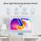 VINTEZ Blue Light Screen Protector Compatible With iMac 24 Inch (2021, 2022, 2023, 2024, M1, M3, M4) – Anti-UV Blue Light Blocking Film for Desktop PC, Eye Protection Filter, 21.5" x 12.6"