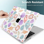 TWOLSKOO Compatible with M4 MacBook Air 15 inch Case 2025-2023 Released Model M4 A3241 M3 A3114 M2 A2941, Plastic Hard Shell & Screen Protector & Keyboard Cover & Type C Adapter, Colorful Shells