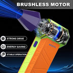 SDFM Compressed Air Duster - Electric Air Duster with Built in Brushless Motor,130,000RPM, 3-Speed Adjustable Air Blower - Suitable for Keyboard, Computer, car, and Home Cleaning (X3) (Max-Colorful)
