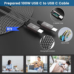 45W Super Fast Charger Type C, [2 Pack] 45 Watt USB-C Charger PD/PPS Wall Charging Block for Samsung Galaxy S25 Ultra/S25+/S25/S24/S23 Ultra/S23+/S22 Ultra/S22+/S20 Ultra, Tab S8(with 2X 8ft Cable)