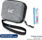 JJC Hard Shell Camera Lens Filter Case Up to 67mm (62mm 58mm 55mm 52mm 49mm 46mm 43mm 40.5mm 37mm),Water Resistant & Dustproof,Camera Filter Pouch with Microfiber Cleaning Cloth for Photography