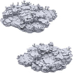 EnderToys Shroom Grotto Floors by Printable Scenery, 3D Printed Tabletop RPG Scenery and Wargame Terrain 28mm Miniatures