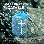 Ultimate Ears WONDERBOOM 4 Waterproof Bluetooth Outdoor Speakers with Big Bass & 360-Degree Sound, Dustproof Floating Wireless Speaker, 131ft Range - Black