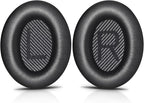 QC35 Replacement Ear Pads,Replacement Ear Pads for Bose QC35 & QC35ii (QuietComfort 35) Headphones - Softer Leather, Memory Foam, Extra Durability