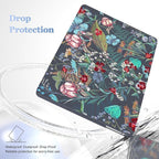 Case for MacBook Pro 13 inch with/Without Touch Bar (2016-2022, M2 A2338 M1 A2289 A2251 A2159 A1989 A1706 A1708), Hard Shell + Keyboard Cover + Dust Plug, Flowers & Herbs