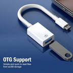 2Pack USB-C to USB 3.0 Adapter, USB C Male to USB Female OTG Adapter,Thunderbolt3 to USBA Adapter Compatible with MacBook Pro/Air, iPad Pro, iPhone 16 Pro Max/15, Galaxy S25/S24/S23/S22