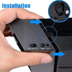 Linkhood Cooling Fan for PS4, USB External Cooler 5 Fan Turbo Temperature Control Cooling Fans for Sony PlayStation 4 Gaming Console (for PS4 ONLY)