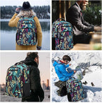 Laptop Backpack,Business Travel Anti Theft Slim Durable Laptops Backpack with USB Charging Port,Water Resistant College Computer Bag for Women & Men Fits 15.6 Inch Laptop and Notebook