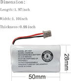 GEILIENERGY BT1007 BT1015 Phone Battery Compatible with BT-1007 BT-1015 BT-904 BBTY0460001 BBTY0510001 DCX150 DECT1500 D1484 HHR-P506 HHR-P506A Handset Cordless Telephone(8 Pack)