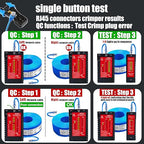 Noyafa NF-468s Network Cable Tester, Ethernet Tester,Cable Mapper, Check Continuity -RJ45, RJ11, RJ12, RJ45, CAT5, CAT5E, CAT6, CAT6A,Telephone line CAT3