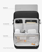 tomtoc Protective Laptop Sleeve for 13 Inch MacBook Air M4/A3240, M3/A3113, M2/A2681, M1/A2337, MacBook Pro 13 M2/A2686, M1/A2338, 2024 Surface Pro AI PC, Water-Resistant MacBook Case