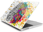 Batianda Premium Case for New MacBook Air 15 inch 2025 2024 2023 with M4 M3 M2 Chip, Designed Protective Plastic Hardshell & Keyboard Cover & Screen Protector, Innovative Brain