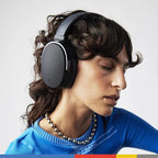 Skullcandy Hesh ANC Wireless Over-Ear Bluetooth Headphones with Charging Cable, Active Noise Cancelling, Up to 22 Hrs Battery, Foldable Lightweight Design, Microphone for iPhone Android - True Black