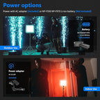 NEEWER 660 PRO RGB Led Video Light with APP Control/Barn Door/U Bracket, 360° Full Color, CRI 97+, 50W Panel Studio Light for Gaming Live Streaming YouTube Webex Recording Filming Photography