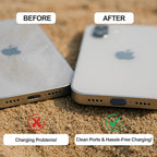 USB C Dust Plugs [60-Pack] -Anti Dust Plug Cover Charging Silicone Port Covers with Cleaning Brush Universal Type-C Protector for All USB C Devices
