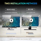 [2 Pack] 31.5 Inch Privacy Screen for Computer Monitor 16:9 Aspect Ratio, Eye Protection Anti Blue Light Glare Shield, 31.5inch Removable Black Blackout Anti Spy Desktop Security Private Filter