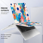 for MacBook Pro 16 inch Case 2021 2022 2023 2024 Release A3186 A3403 M4 A2991 M3 A2780 M2 A2485 M1 Pro/Max, Hard Shell Case with Screen Protector & Keyboard Cover, Ornament