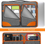 ZINZ Laptop Case 15 15.6 16 inches Sleeve Slim Briefcase Spill-Resistant Handbag for Most Popular 15" 15.6" 16" Notebooks，G01OG01