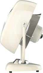 Vornado VFAN™ Vintage Fan, Retro Metal Air Circulator for Cooling & Décor, 3 Speed Settings, Adjustable Tilt, Powerful Airflow, Durable Construction, Manual Dial Control, Vintage White