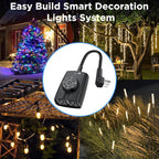 G-ELEK Outdoor Timer Outlet Waterproof, 24 Hour Outdoor Light Timer, Timers for Electrical Outlets, Ideal for Pool Pump, Christmas Lights, Heavy Duty, Grounded Outlets (Dusk to Dawn Sensor, 2 Pack)