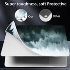 for MacBook Pro 16 inch Case 2021 2022 2023 2024 Release A3186 A3403 M4 A2991 M3 A2780 M2 A2485 M1 Pro/Max, Hard Shell Case with Screen Protector & Keyboard Cover, Forest