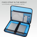 DOMISO 15.6 Inch Laptop Case Rugged Sleeve Waterproof Hard Shell Protective Cover Fits Most 15.6" Laptops/Macbook Pro/Lenovo IdeaPad/HP ENVY/Dell XPS (Black)