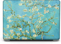 Berkin Arts Compatible with MacBook Air 13 inch Cover, 2022-2018 Release A2179/A2337 M1 with Touch ID with Keyboard Cover & Screen Protector Cloisonnism (Almond Blossom by Van Gogh)