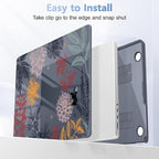for MacBook Pro 16 inch Case 2021 2022 2023 2024 Release A3186 A3403 M4 A2991 M3 A2780 M2 A2485 M1 Pro/Max, Hard Shell Case with Screen Protector & Keyboard Cover, Autumn Leaves