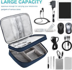 CILLA Electronics Organizer Travel, Travel Cord Organizer Case, Compact Electronics Accessories Bag for Cable, Cord, Charger, Phone