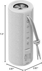 MIATONE Boombox Portable Bluetooth Speaker Wireless Outdoor Waterproof Speaker - Grey