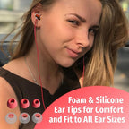 Symphonized Premium Wooden iPhone Earphones Wired (USB C) Deep Bass Sound, 3D Sound, Microphone Volume Control, 90% Noise Cancelling for Type C Devices. Earphones for iPhone 15 to 16 & Android