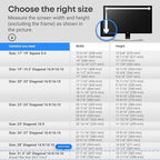 VINTEZ Blue Light Screen Protector for 31.5, 32 Inch Computer Monitor and Laptop – Anti-UV Blue Light Blocking Film for Desktop PC, Eye Protection Filter, 28.2" x 16.5", 1 Pack