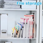 20pcs Mesh Zipper Pouch Bags,9 Sizes Plastic Zipper Bags for Organization,Reusable Zipper Pouches for Puzzle Board Game Storage,for Travel School Office Supplies.