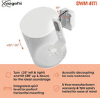 Vogel's SWM 4111 Speaker Wall Bracket for Sonos ERA 100, Max. 11 lbs (5 kg), Tiltable -30º/+30º, Swivels up to 70º (Left/Right), White, 1 Bracket