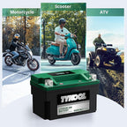 YTX7A-BS,180 CCA, Lithium LiFePO4 Motorcycle Battery,2X Cranking Amps,5X Longer Life, Compatible for Motorcycle,Scooter,Moped, ATV,4 Wheeler, Lawn Mower, and Generator Battery