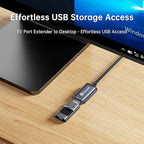 USB Extension Cable USB 3.0 Extension Cord Type A Male to Female Cord Nylon Braided High Data Transfer Compatible with USB Keyboard, Mouse, Flash Drive(10ft)
